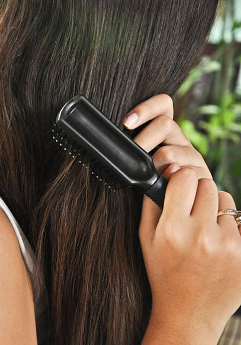 Lược sừng trâu đen dùng chải tóc rối dài 20cm, lược chải tóc gỡ rối massage