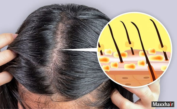 Một số ít trường hợp có thể bị ngứa da đầu, cổ và trán sau khi ép tóc