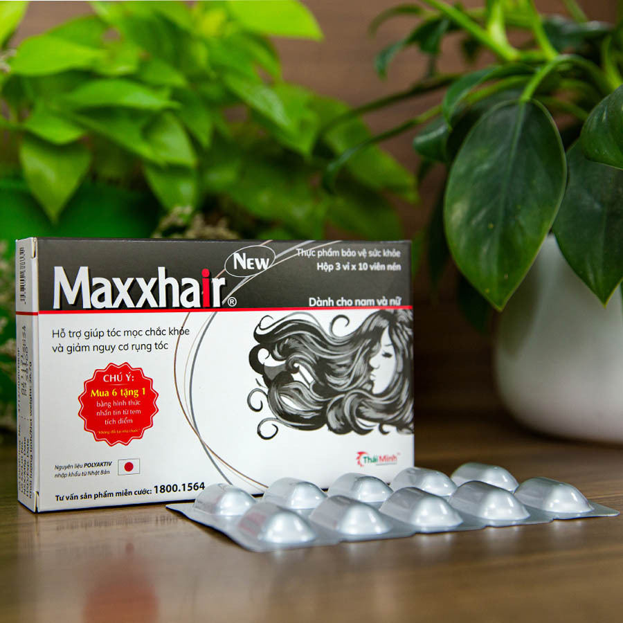 Maxxhair - Ngăn ngừa rụng tóc, kích thích mọc tóc nhanh, chắc khoẻ