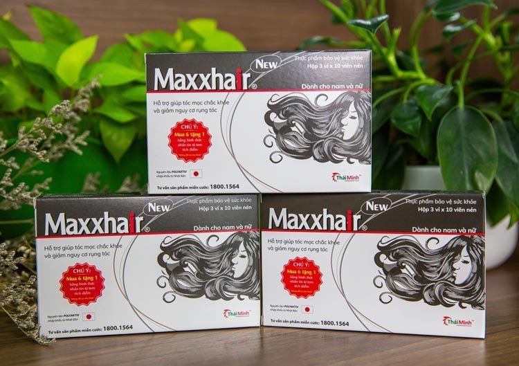 Viên uống Maxxhair - Hỗ trợ mọc tóc, giúp tóc chắc khỏe từ sâu bên trong