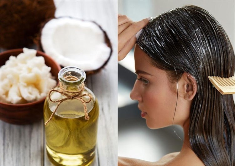 Cải thiện rụng tóc hiệu quả bằng dầu dừa
