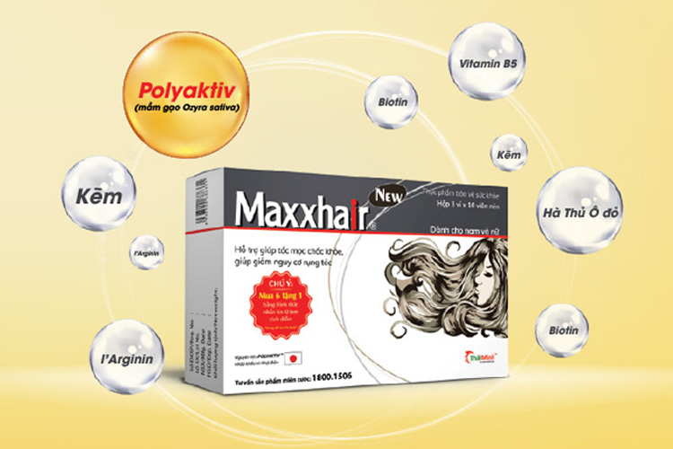 Maxxhair - Giải pháp cải thiện rụng tóc hiệu quả dành cho bạn 1