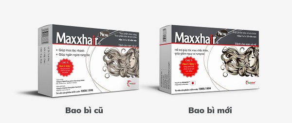 [Thông báo] Thay đổi bao bì nhãn mác của Maxxhair 1