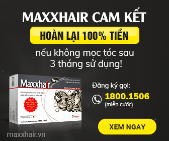 Maxxhair cam kết hoàn lại 100% tiền nếu không mọc tóc sau 3 tháng sử dụng 1
