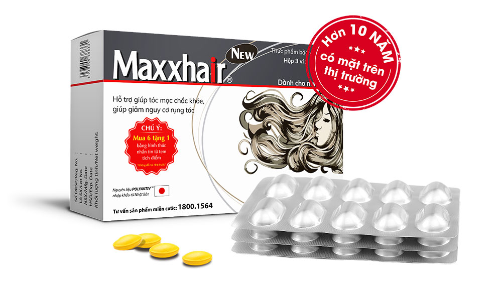 Maxxhair - Giải pháp giúp tóc mềm mượt thoát khỏi tình trạng tóc khô xơ gãy rụng 1