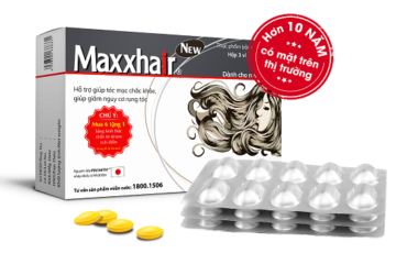 Maxxhair phiên bản mới: Bổ sung Polyaktiv giúp hỗ trợ tóc mọc nhanh hơn