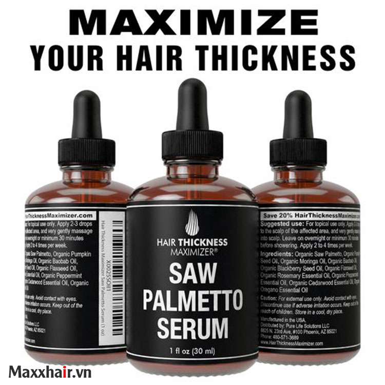 Hair Thickness Maximizer Organic Saw Palmetto 1