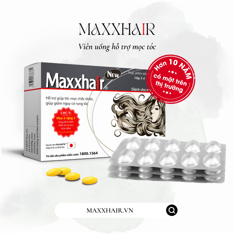 Sử dụng Maxxhair - Hạn chế rụng tóc, kích thích mọc tóc 1