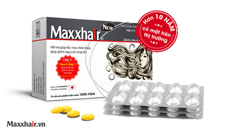 Maxxhair - Giúp giảm nồng độ DHT, ngăn ngừa rụng tóc hiệu quả 1