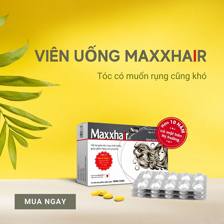 Maxxhair kích thích mọc tóc nhanh từ bên trong 1