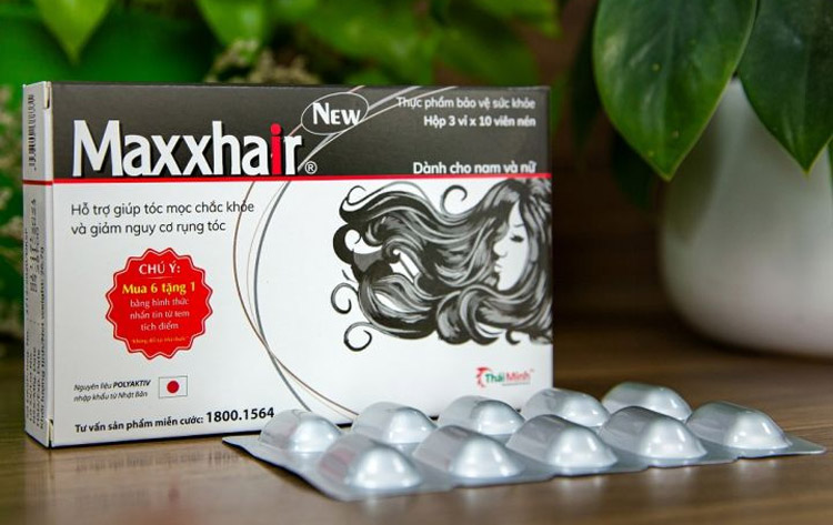 Maxxhair - Viên uống hỗ trợ điều trị rụng tóc