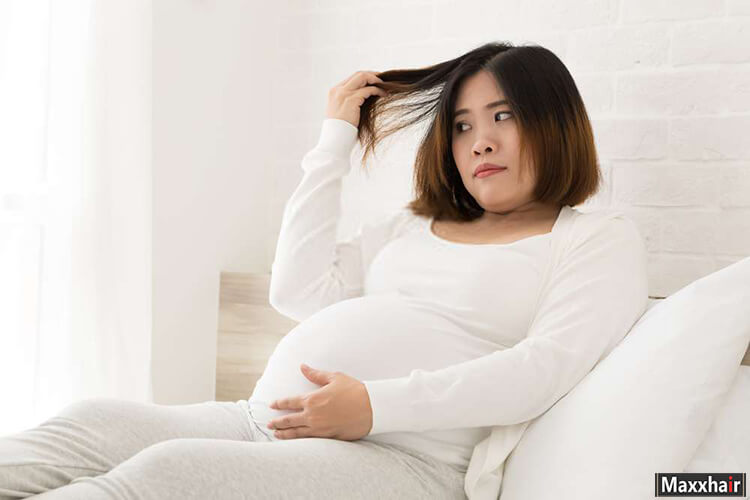 Rụng tóc khi mang thai có thể là do sự thay đổi nội tiết tố